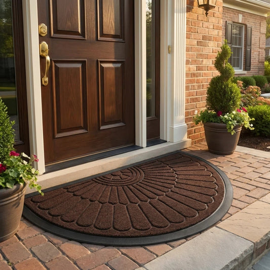 Floova Premium Half-Round Indoor & Outdoor Door Mat
