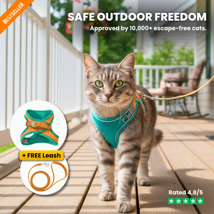 FLOOVA SafePaw™ Cat Harness & Leash Set
