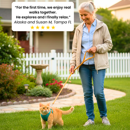 FLOOVA SafePaw™ Cat Harness & Leash Set